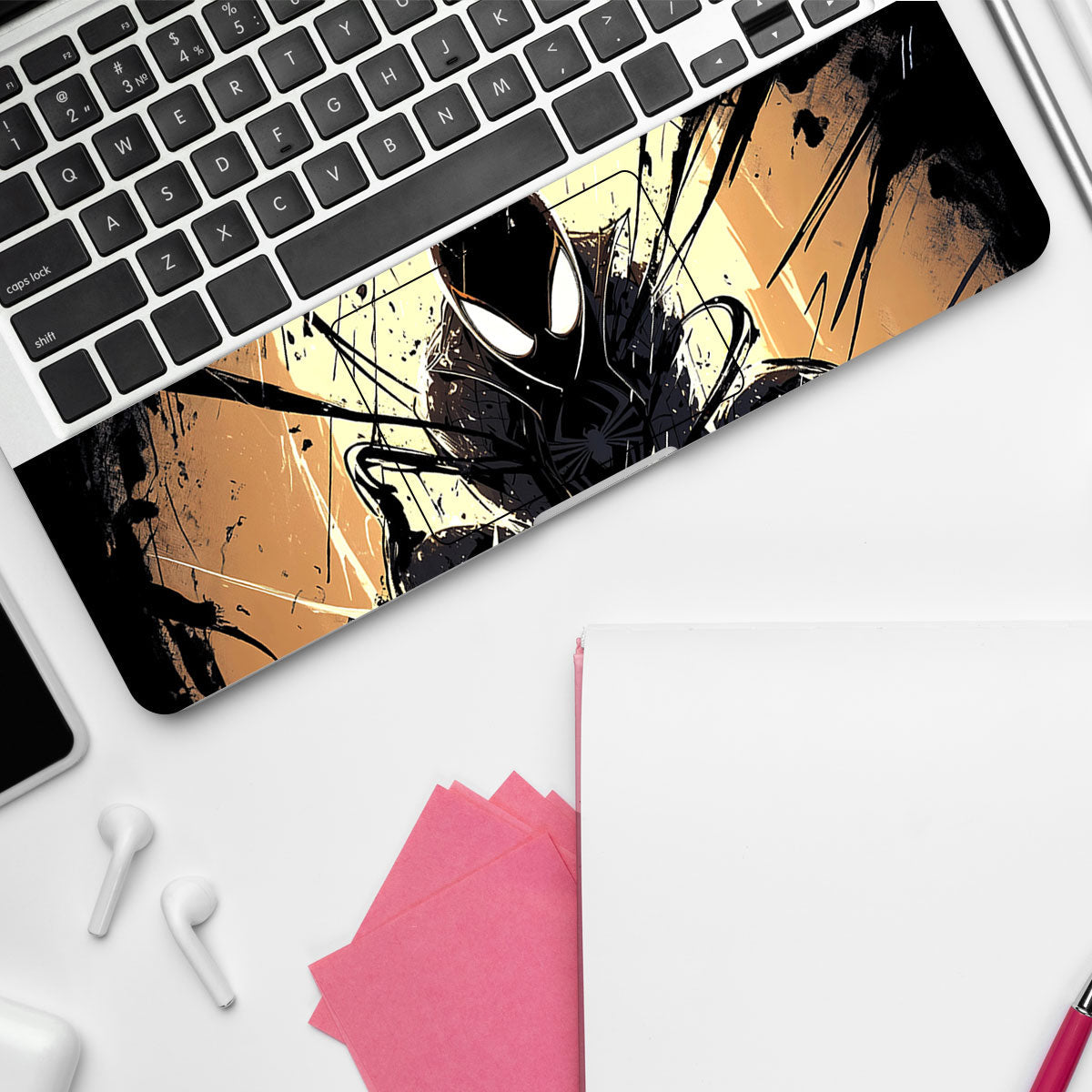 Shadow Spiderman Comics Laptop Skin