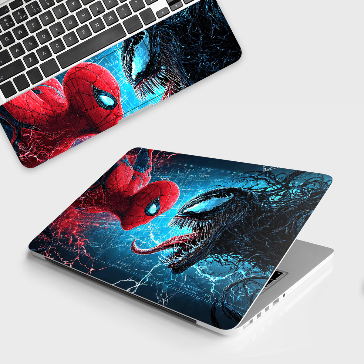 Spider-Man vs Venom Comics Laptop Skin