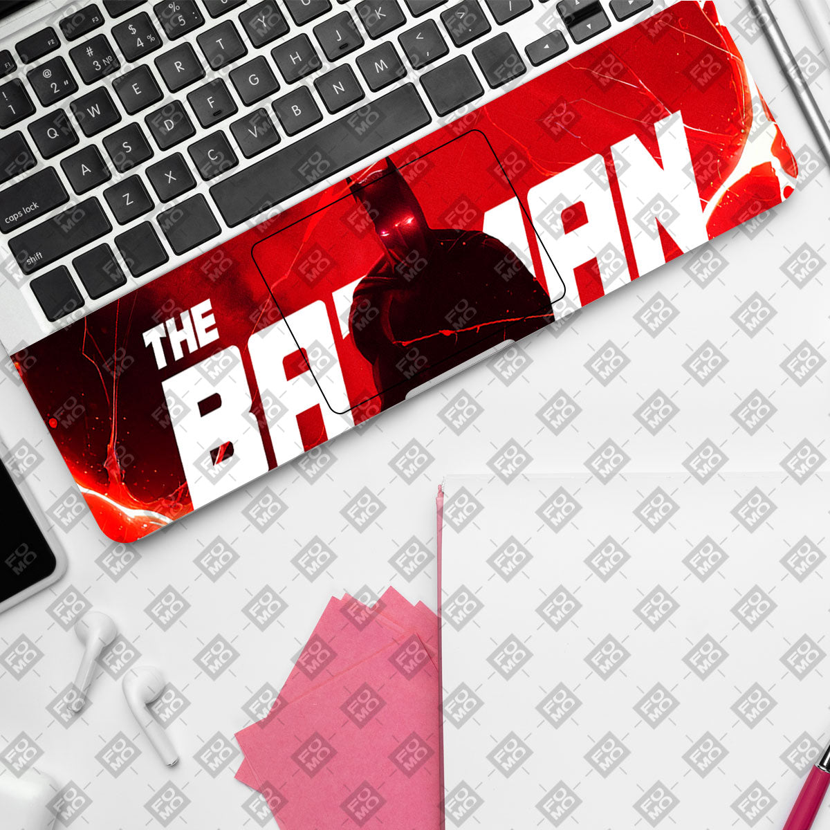Crimson Vengeance Batman Comic Laptop Skin
