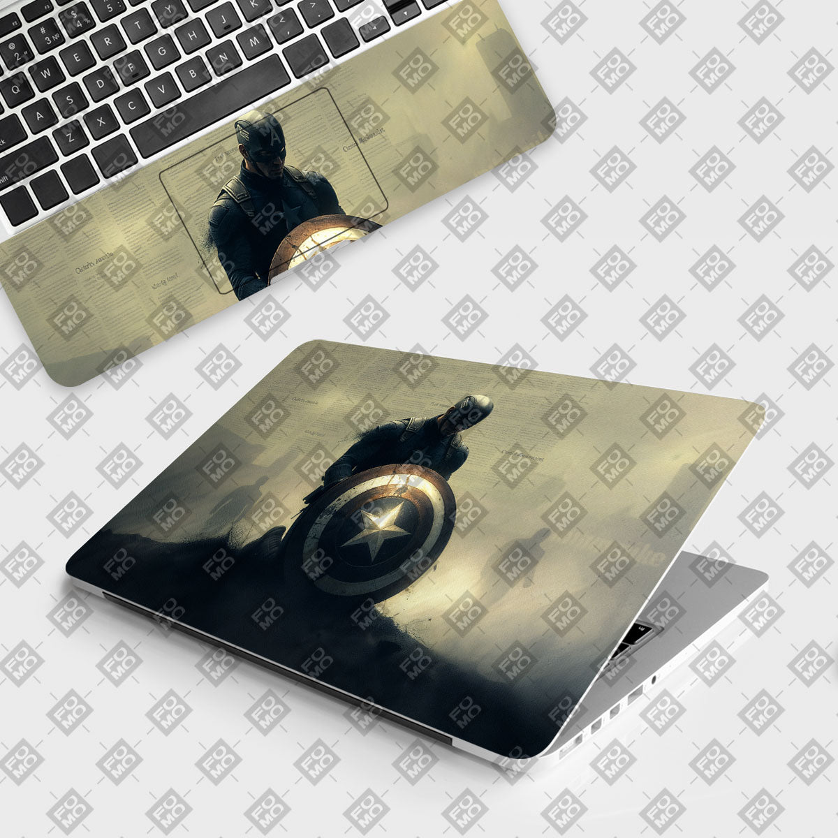 Captain’s Valor Comic Laptop Skin