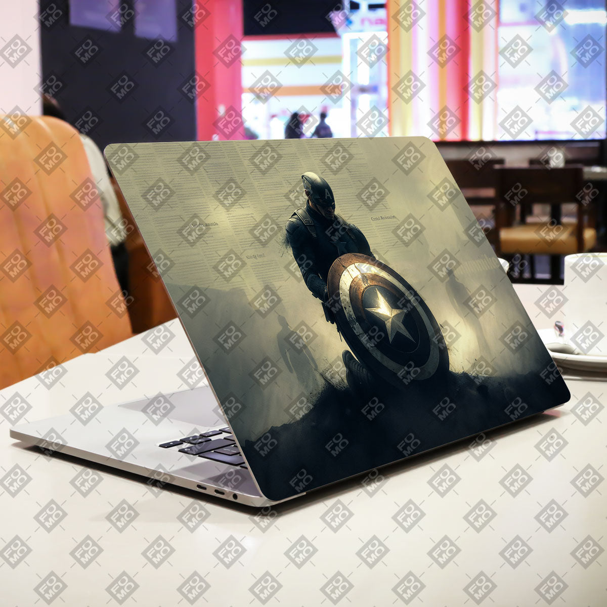 Captain’s Valor Comic Laptop Skin