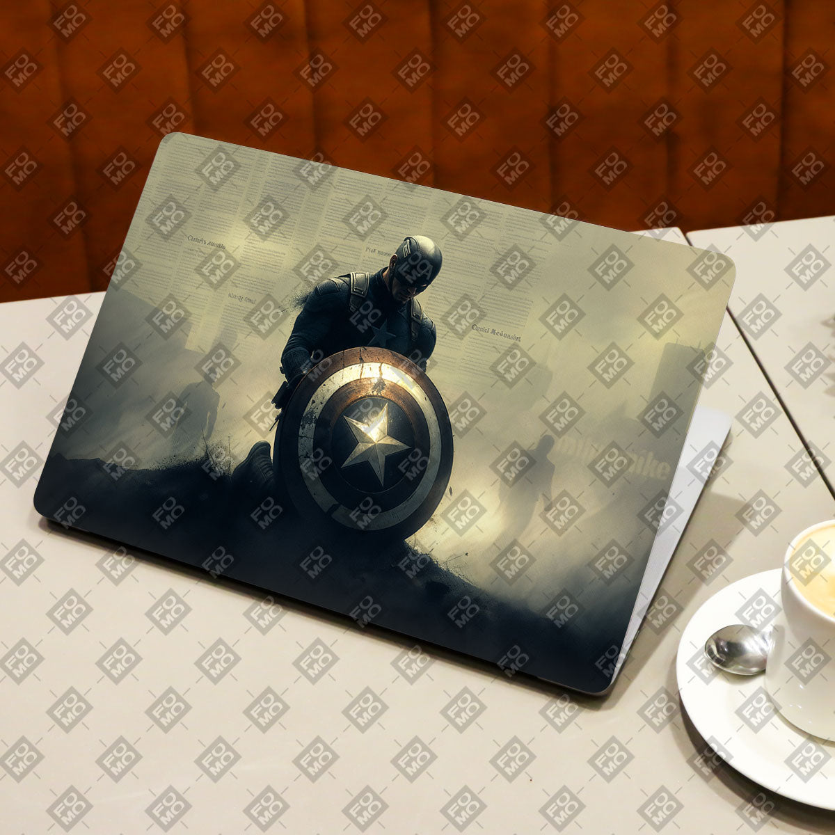 Captain’s Valor Comic Laptop Skin