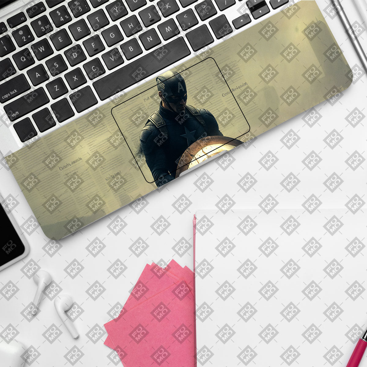 Captain’s Valor Comic Laptop Skin