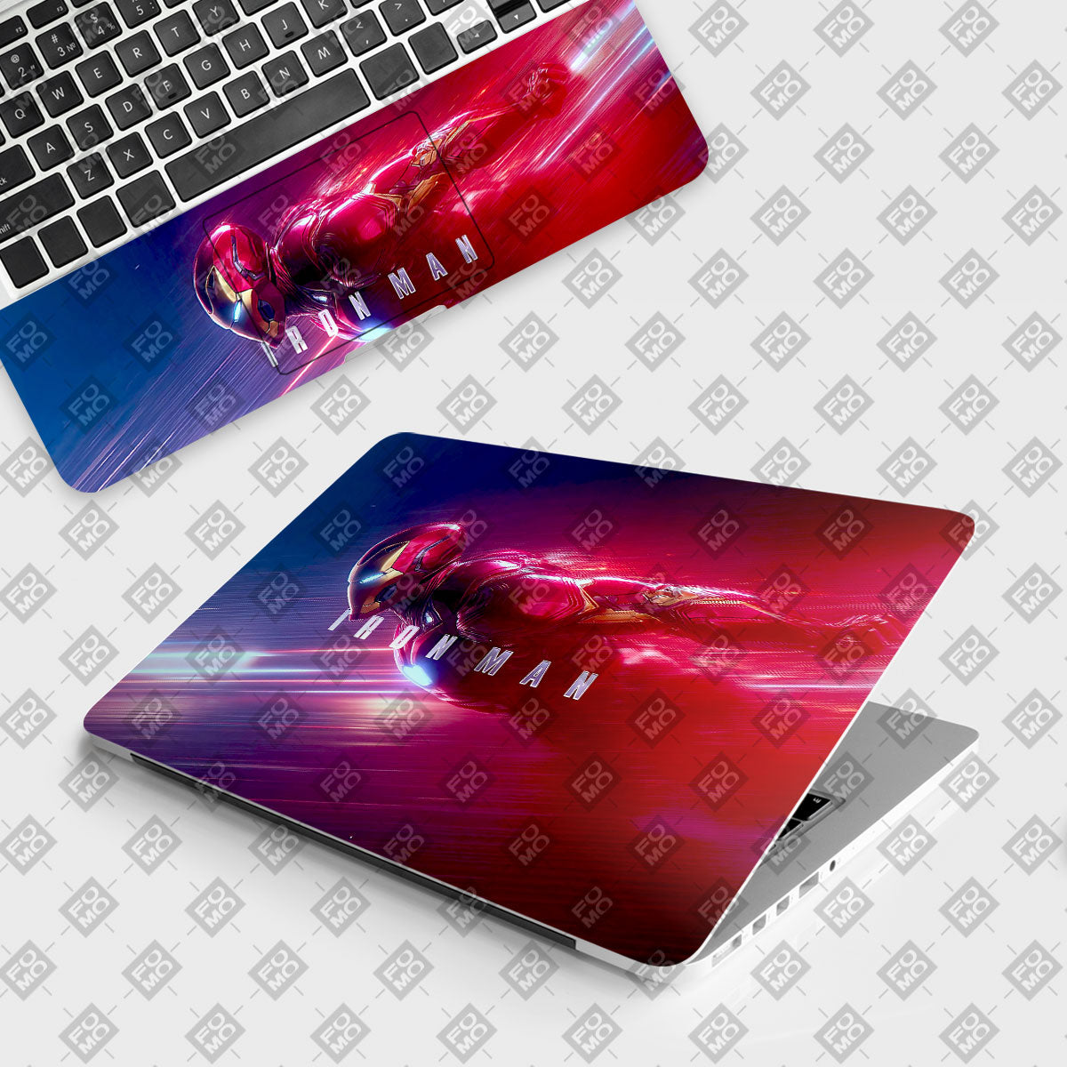 Iron Man Jet Boost Comic Laptop Skin