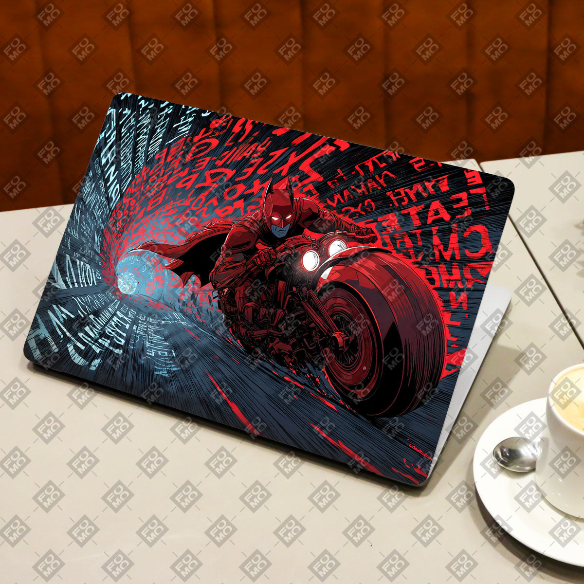 Dark Knight Overdrive Comic Laptop Skin