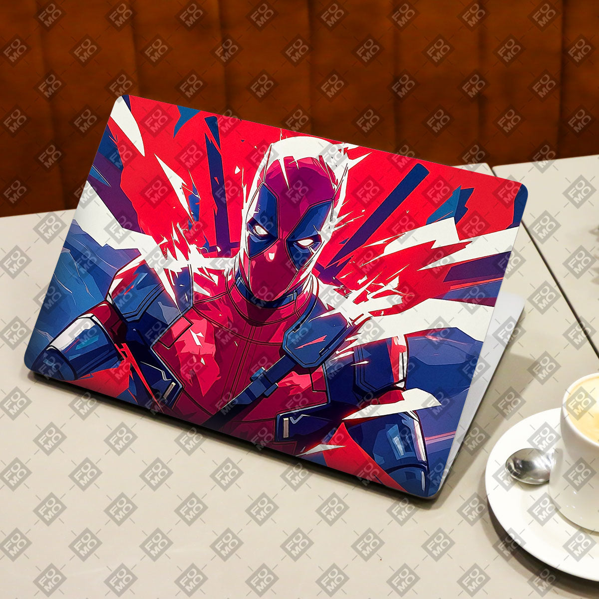 Deadpool Power Burst Comic Laptop Skin