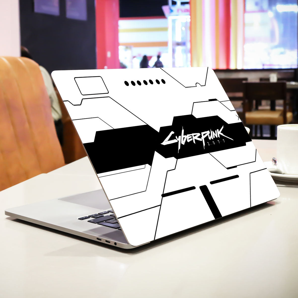 Cyberpunk Light Mode Laptop Skin
