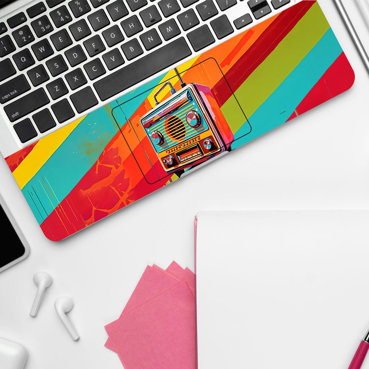 Retro Pop Radio Laptop Skin