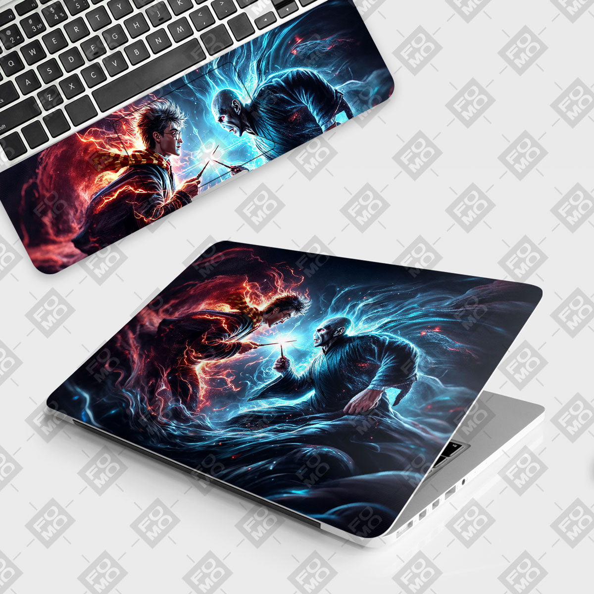 Harry Potter vs The Dark Lord Movies Laptop Skin