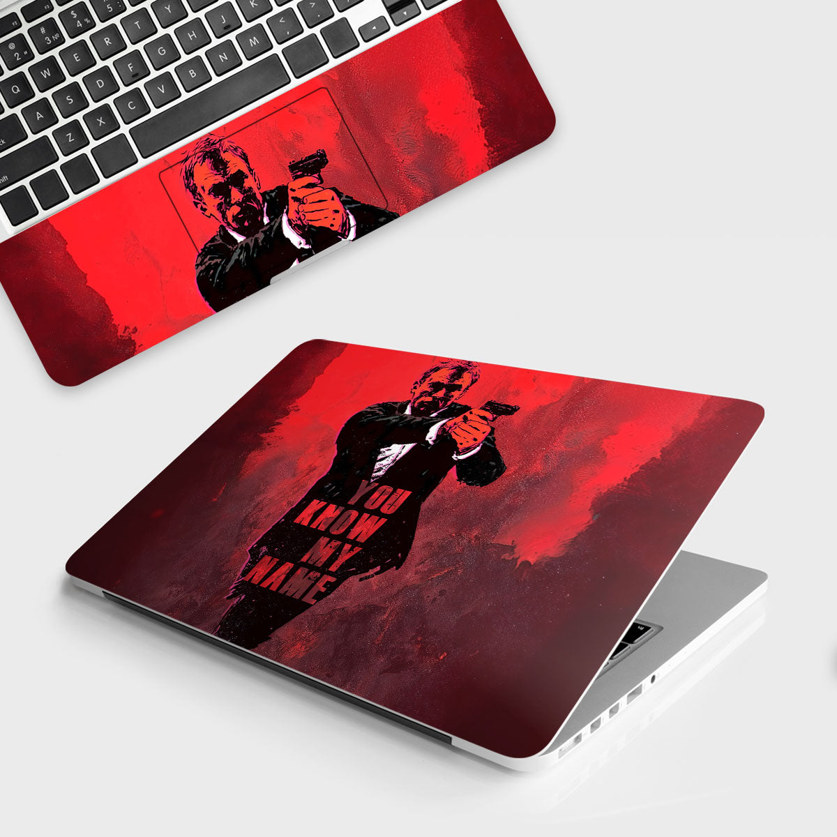 James Bond Shaken Movies Laptop Skin