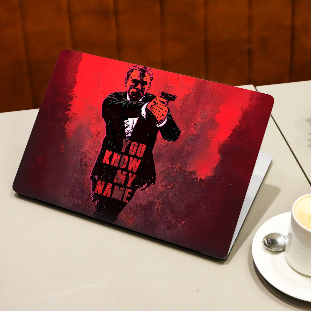 James Bond Shaken Movies Laptop Skin
