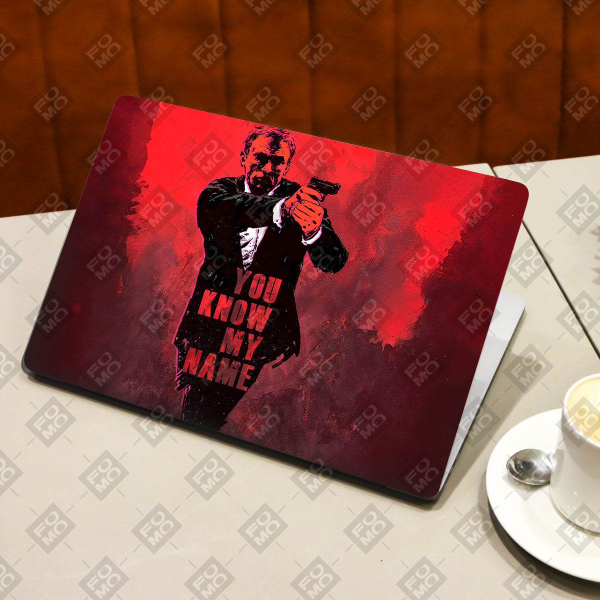 James Bond Shaken Movies Laptop Skin