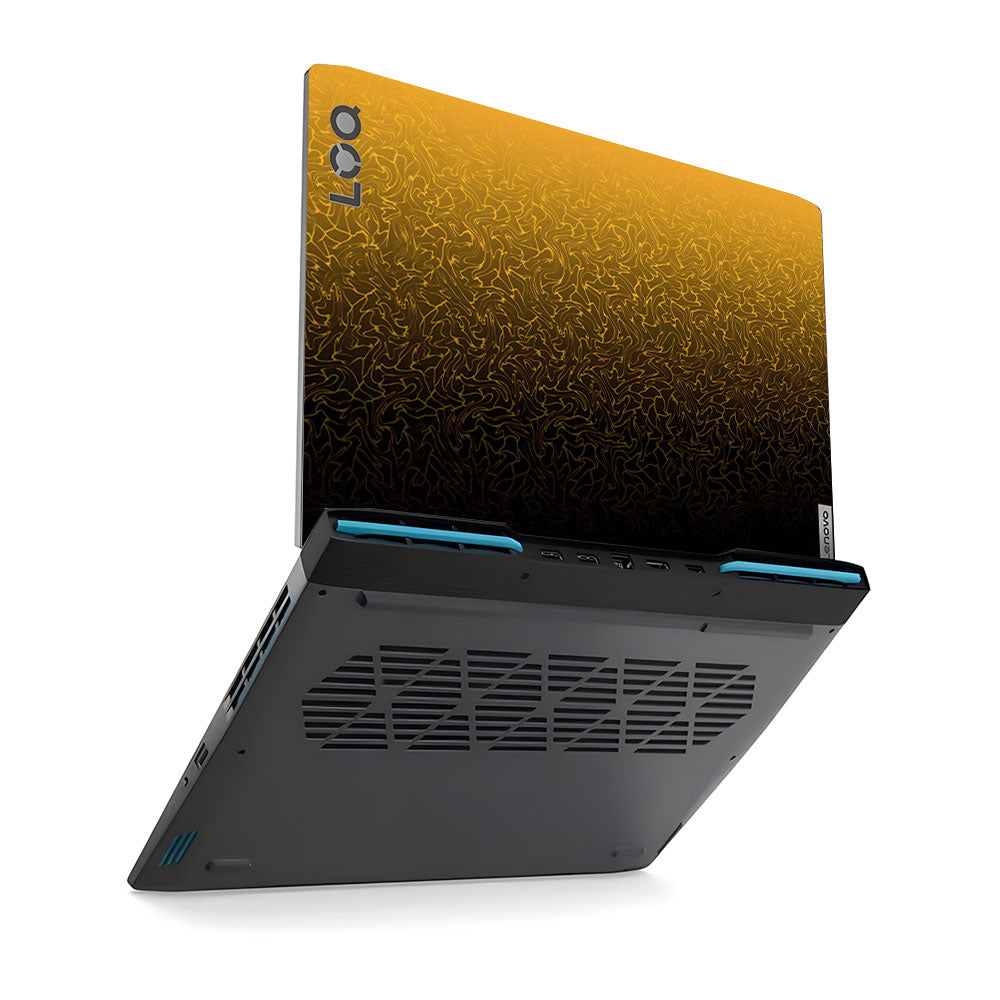 Orange to Black Gradient Lenovo LOQ 2023 Laptop Skin