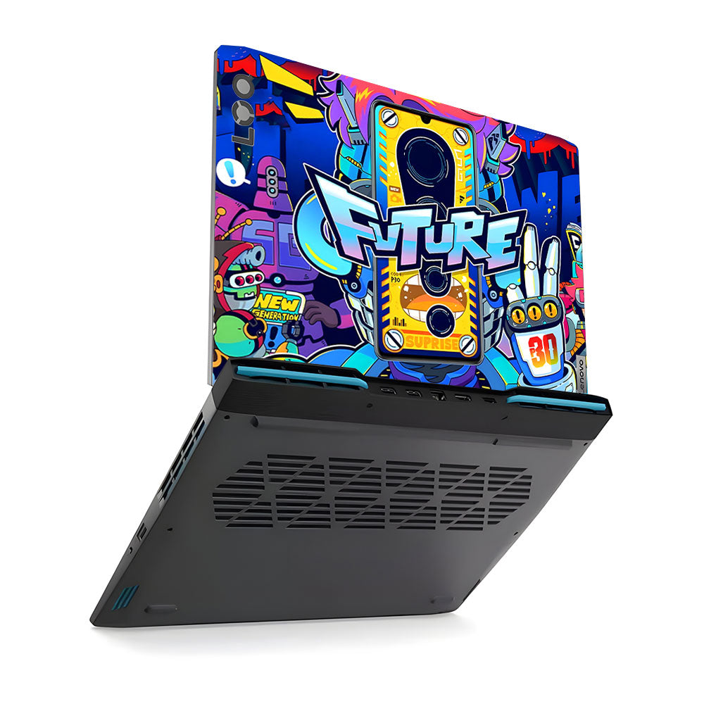 Futuristic Cyberpunk Vision Lenovo LOQ 2023 15IRH8, 15APH8 Laptop Skin