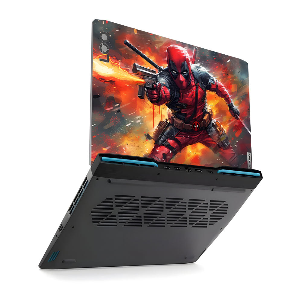 Deadpool in Action Lenovo LOQ 2023 15IRH8, 15APH8 Laptop Skin