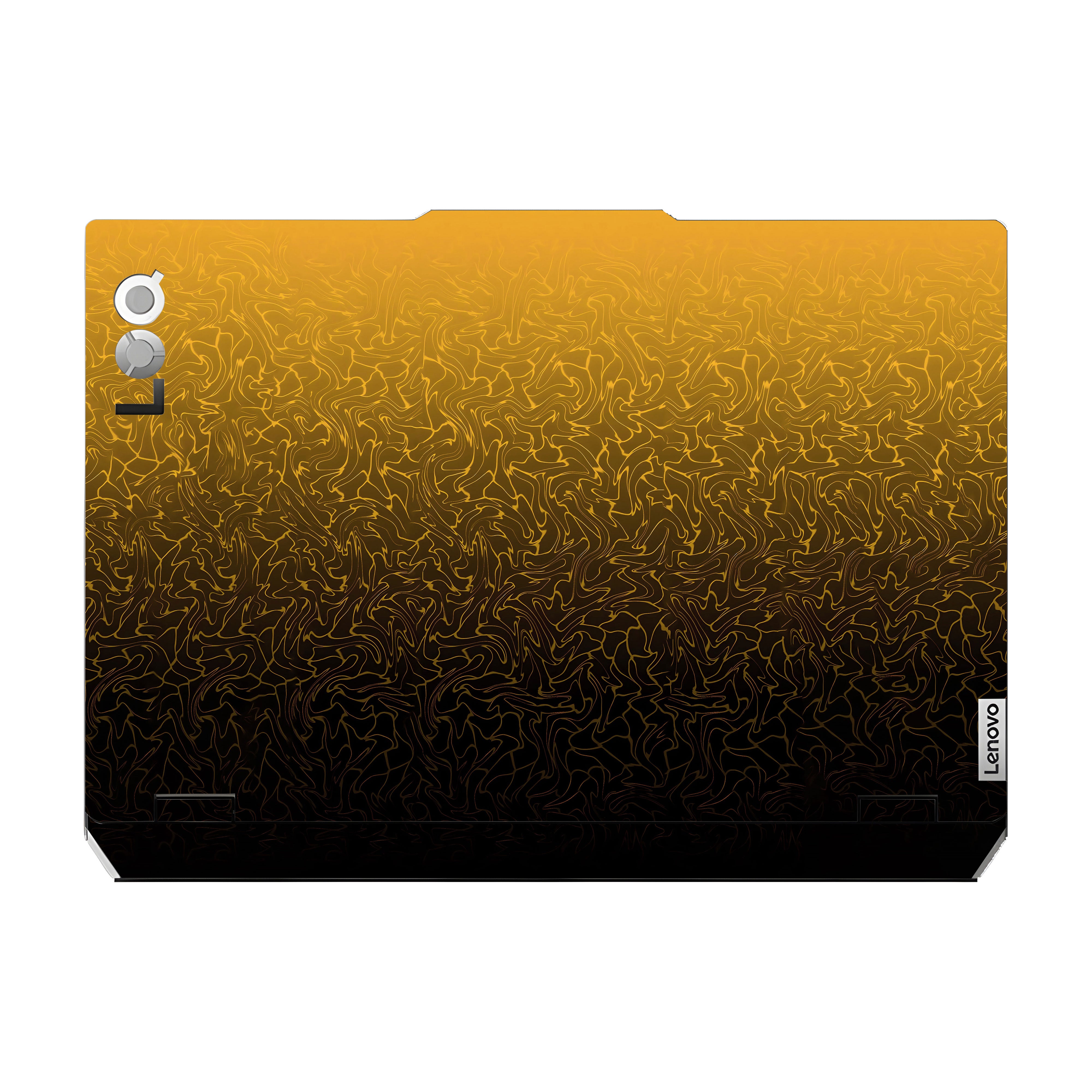 Orange to Black Gradient Lenovo LOQ 2024 Laptop Skin