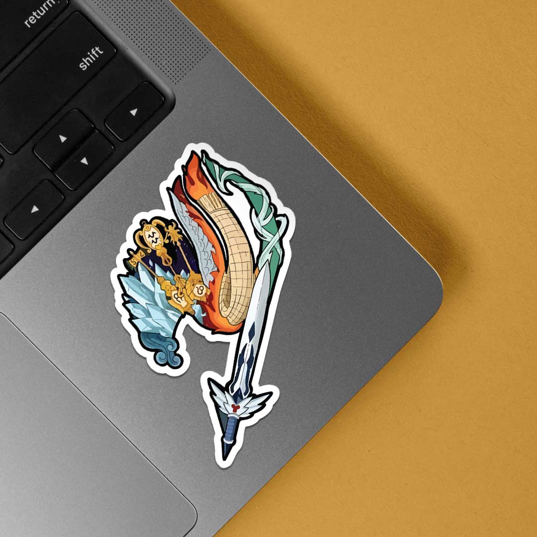 Fairy Tail Magic Weapons Collection Anime Stickers