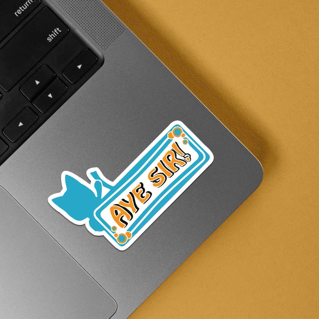 Happy's Aye Sir! Anime Stickers