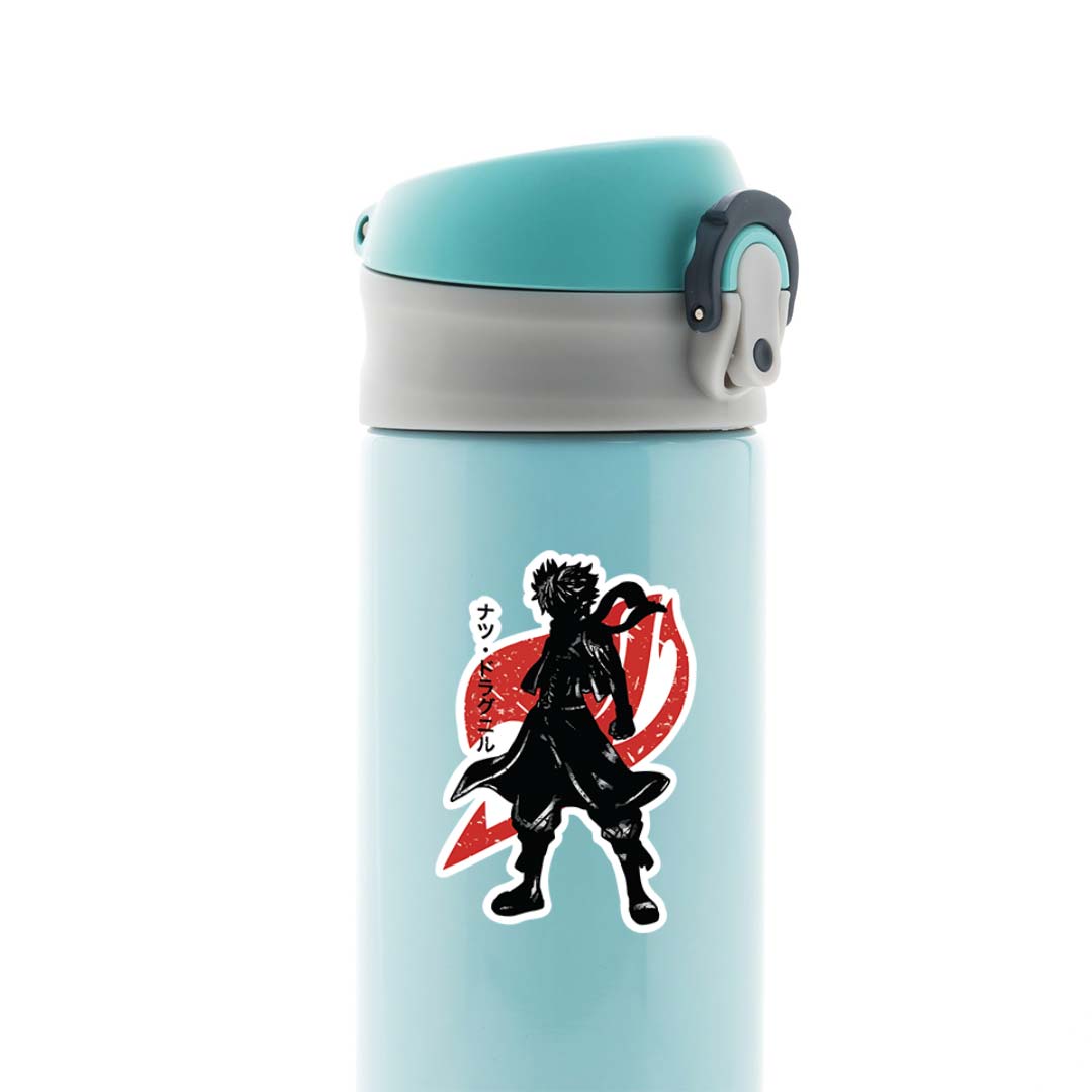 Natsu Dragneel Silhouette Anime Stickers