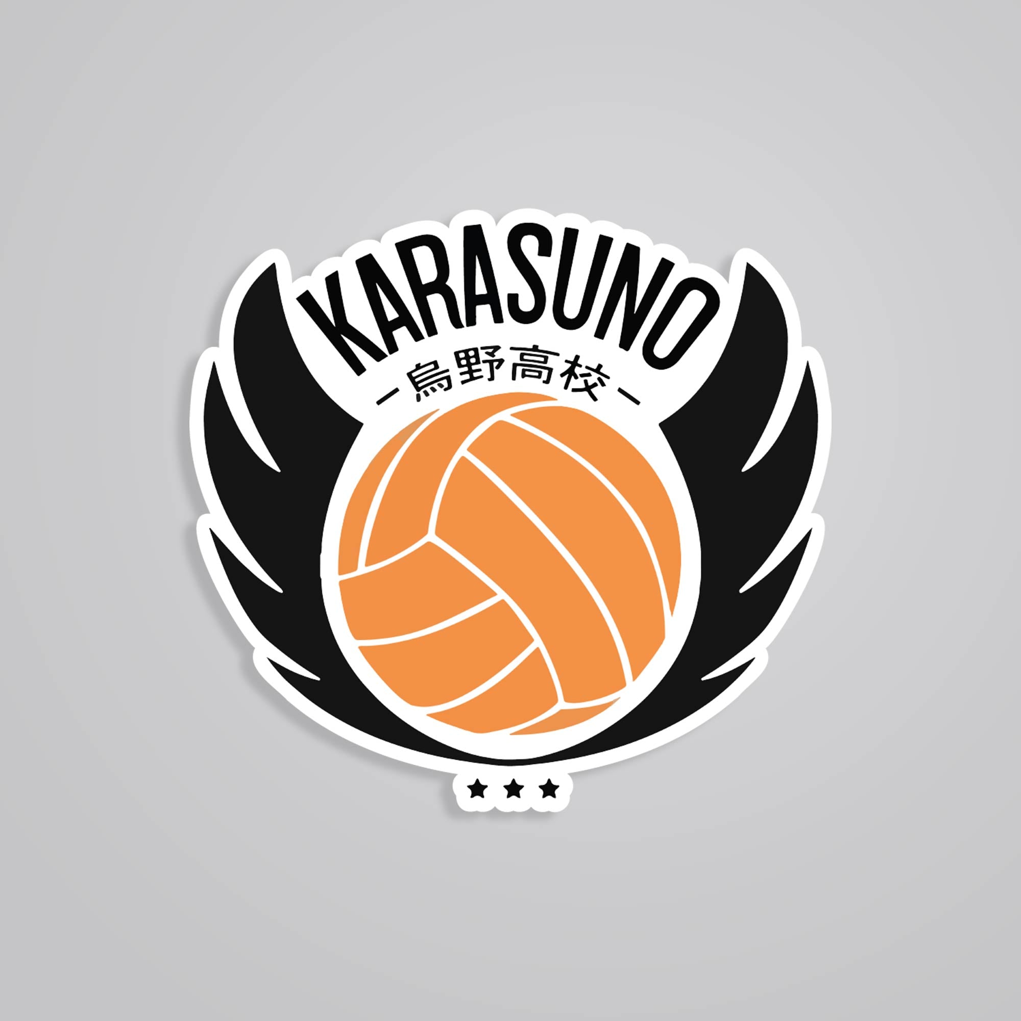 Fomo Store Stickers Anime Karasuno Volleyball Team Crest