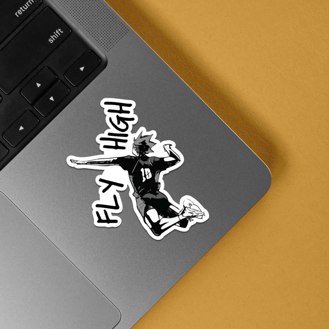 Fly High Hinata Anime Stickers