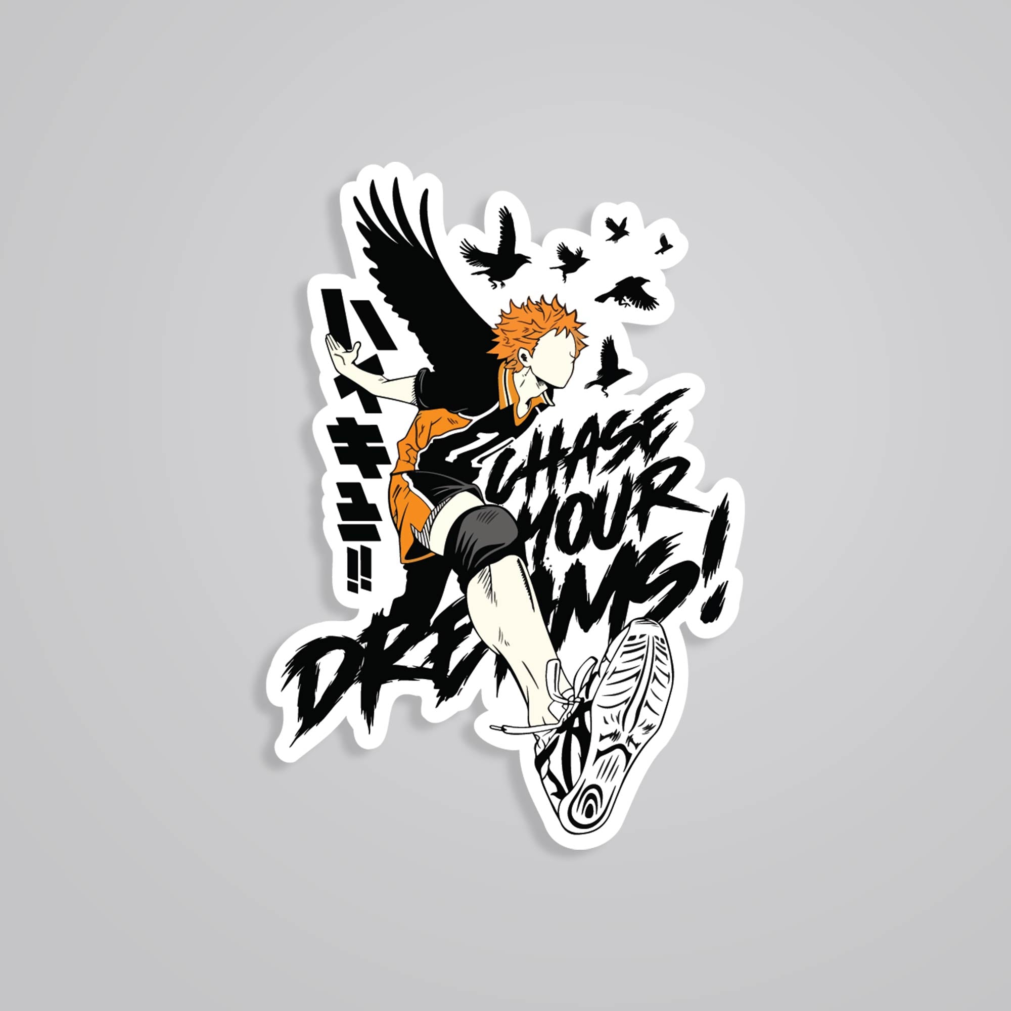 Fomo Store Stickers Anime Chase Your Dreams Hinata