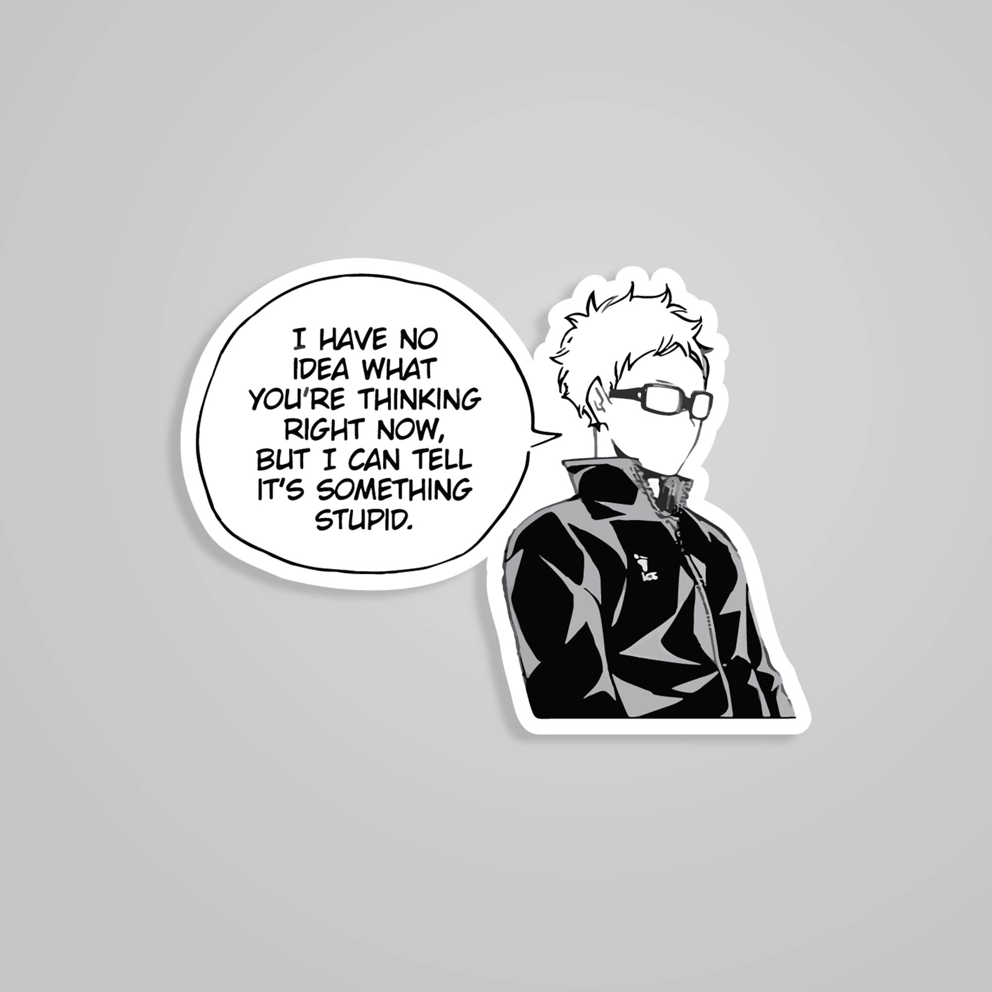 Fomo Store Stickers Anime Tsukishima’s Brutal Honesty