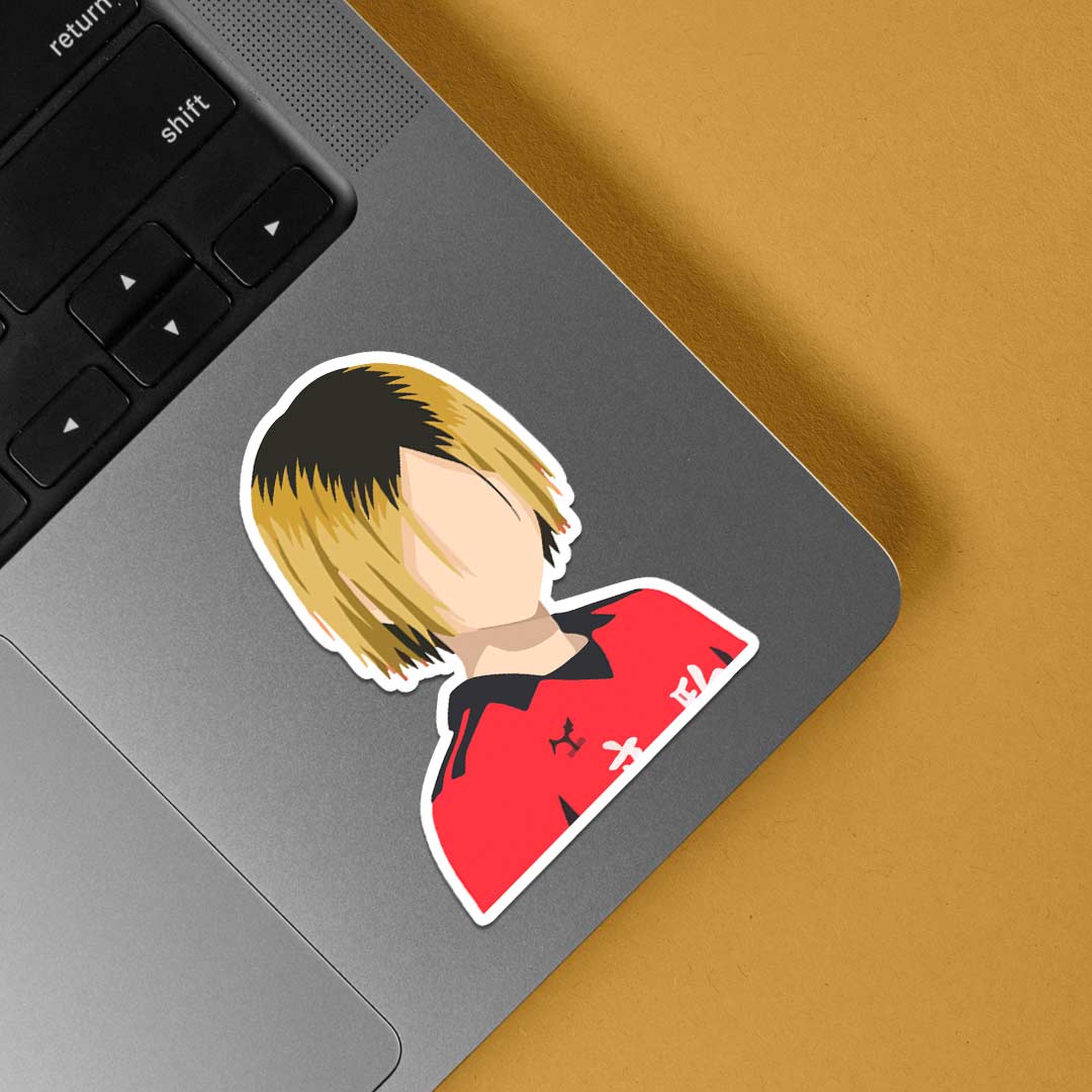 Kenma in Nekoma Red Anime Stickers