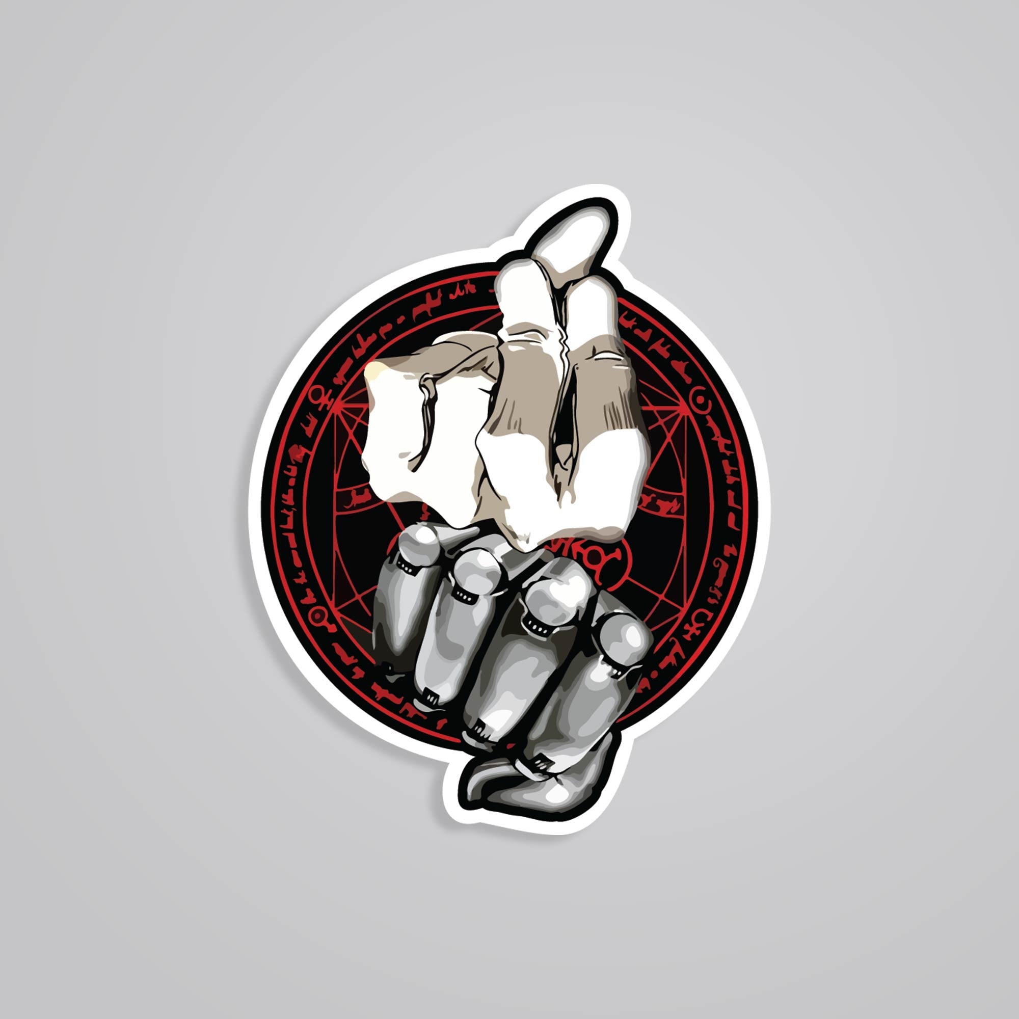 Fomo Store Stickers Anime Transmutation Circle Hand