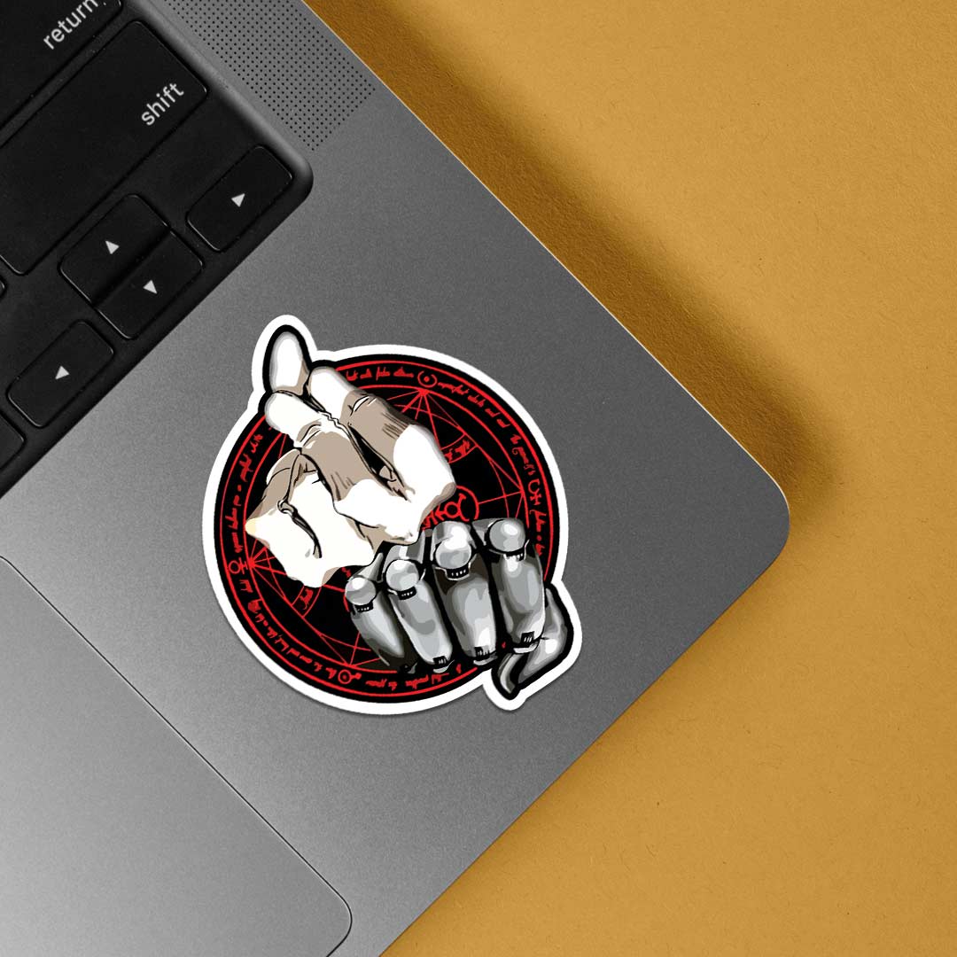 Transmutation Circle Hand Anime Stickers