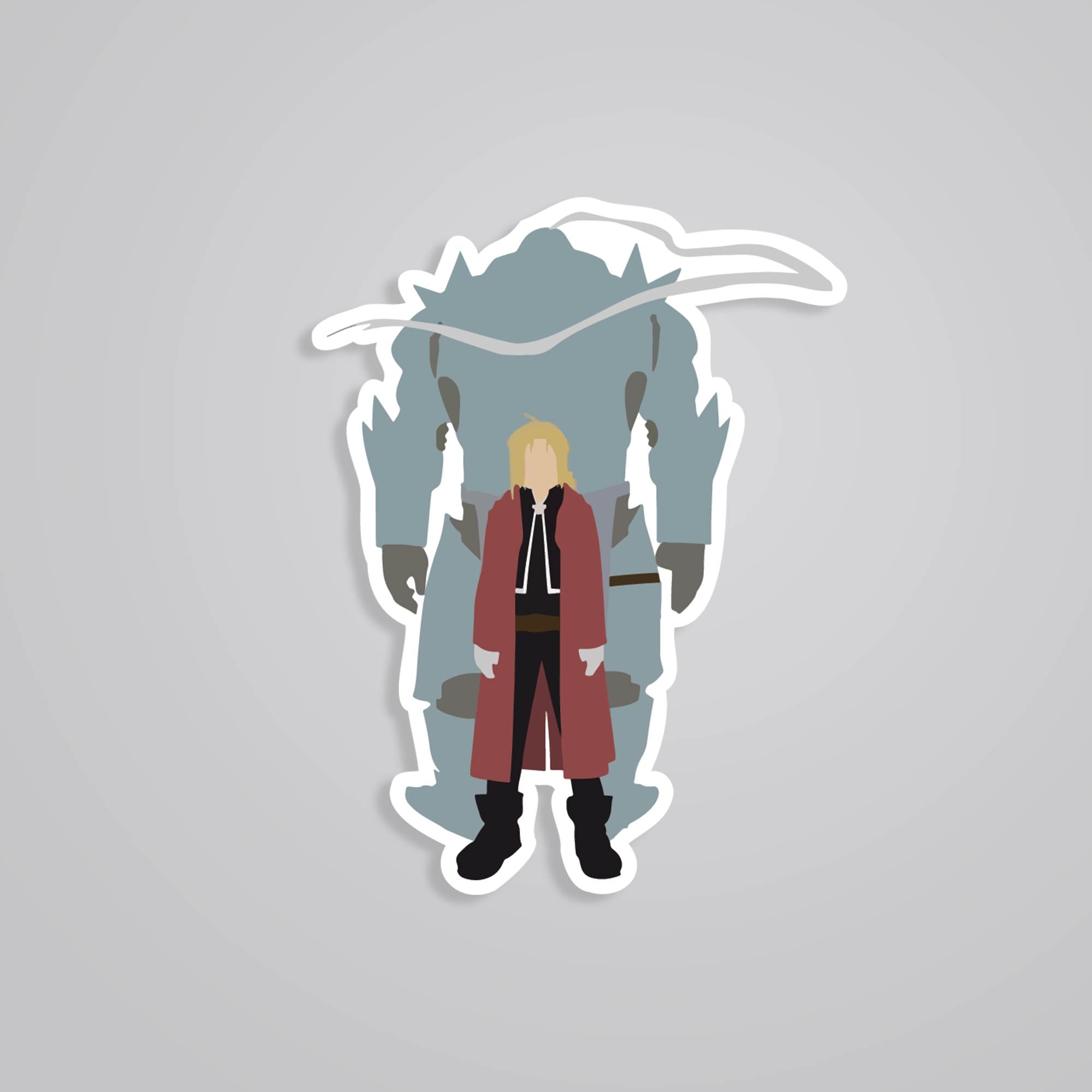Fomo Store Stickers Anime Edward & Al Minimalist