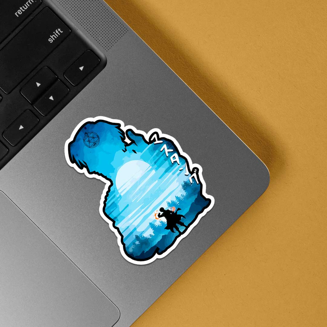 Flame Alchemist Anime Stickers