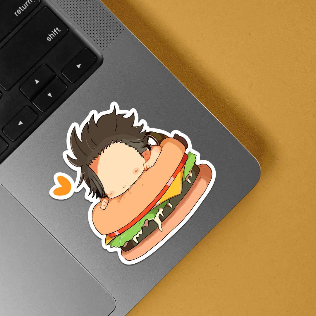 Chibi Yami on Cheeseburger Anime Stickers
