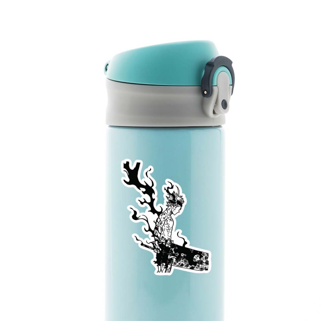 Asta with anti-magic aura Anime Stickers