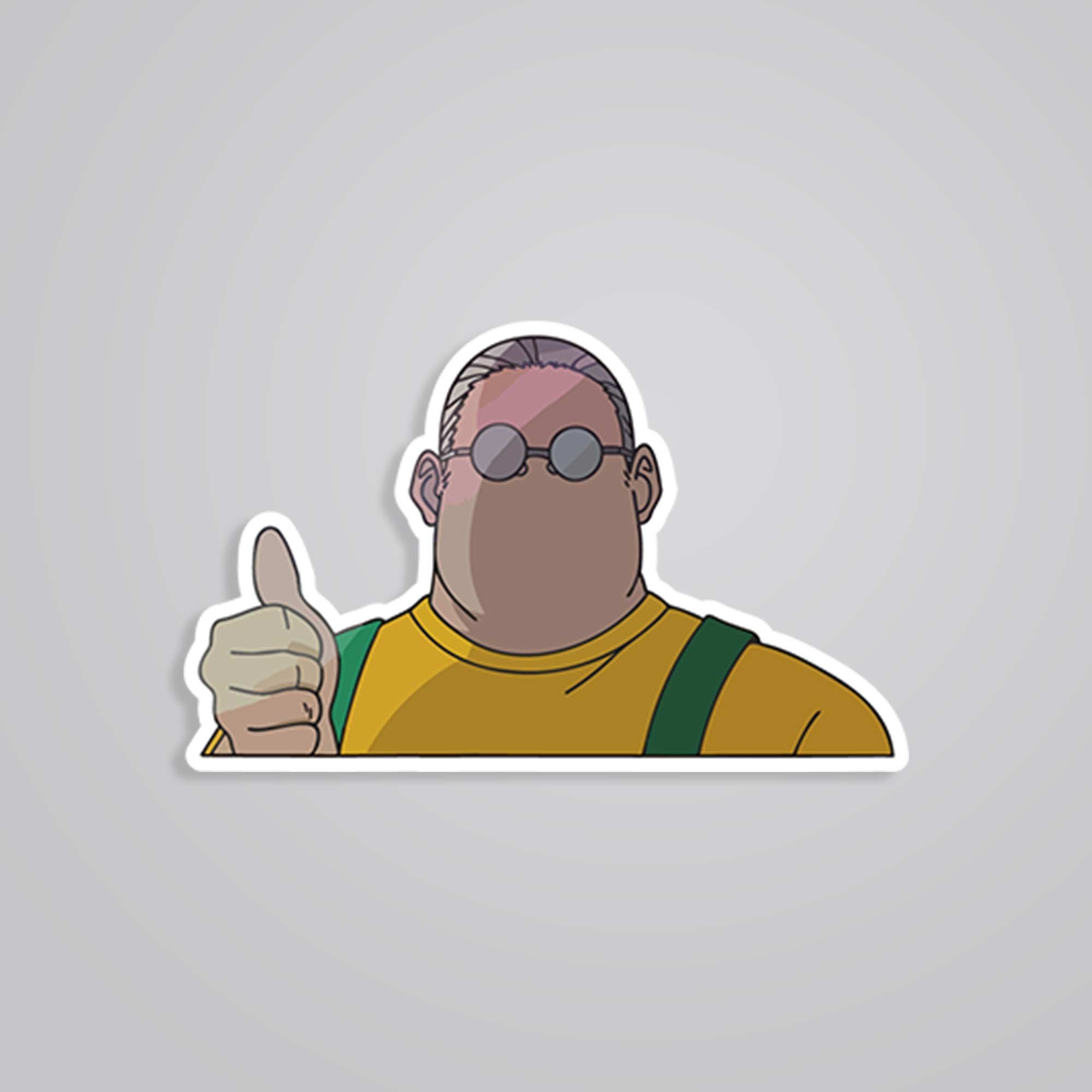 Fomo Store Stickers Anime Sakamoto Thumbs Up