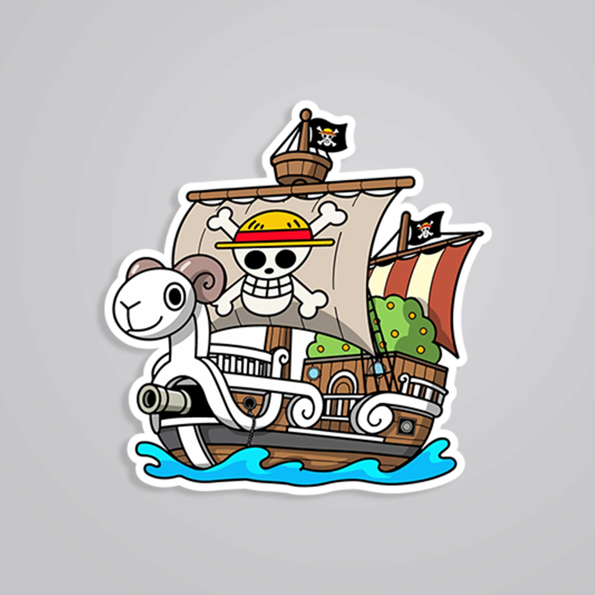 Fomo Store Stickers Anime Thousand Sunny