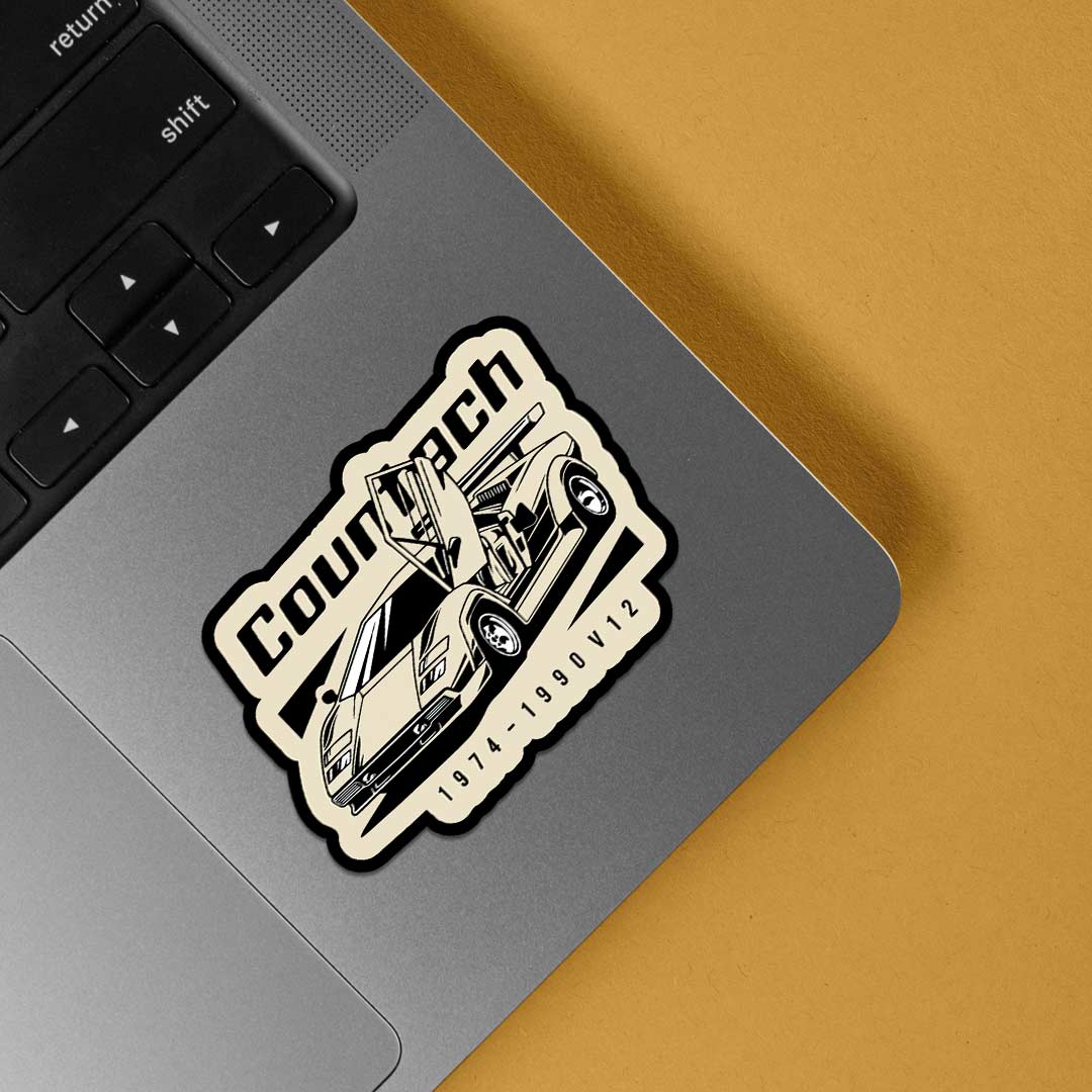 Lamborghini Countach Cars & Bikes Stickers