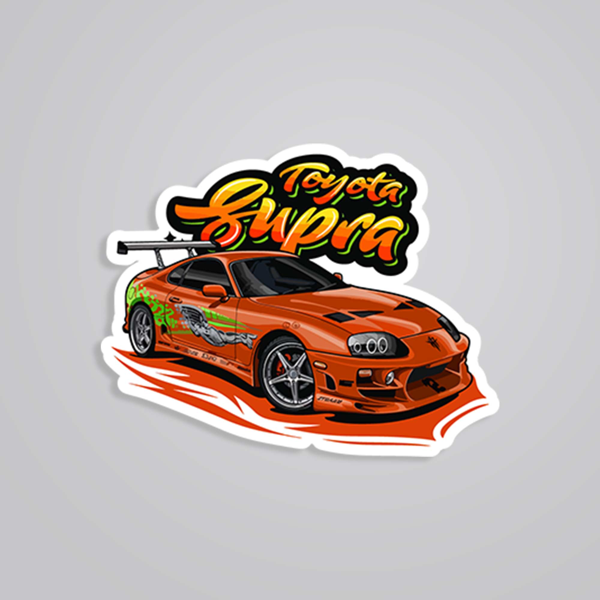 Toyota Supra Cars & Bikes Stickers