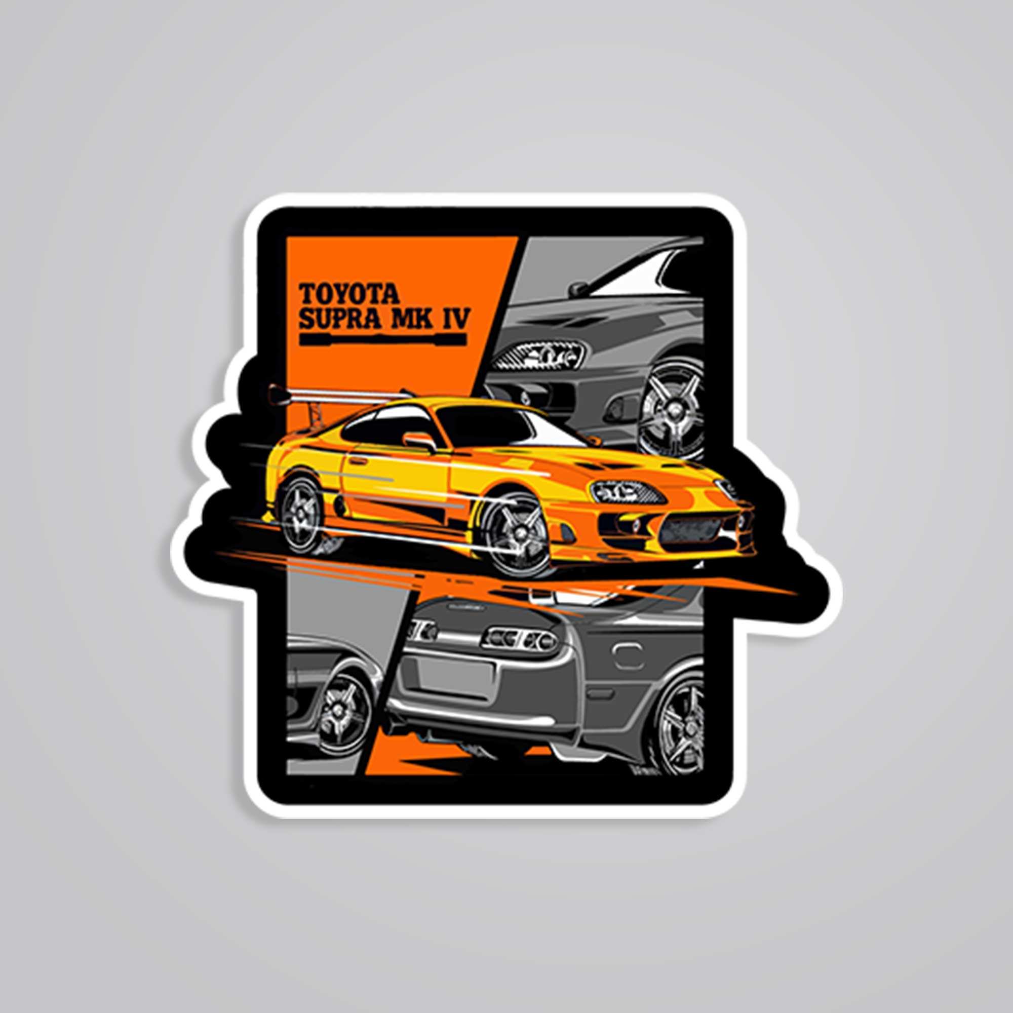 Toyota Supra MK4 Cars & Bikes Stickers