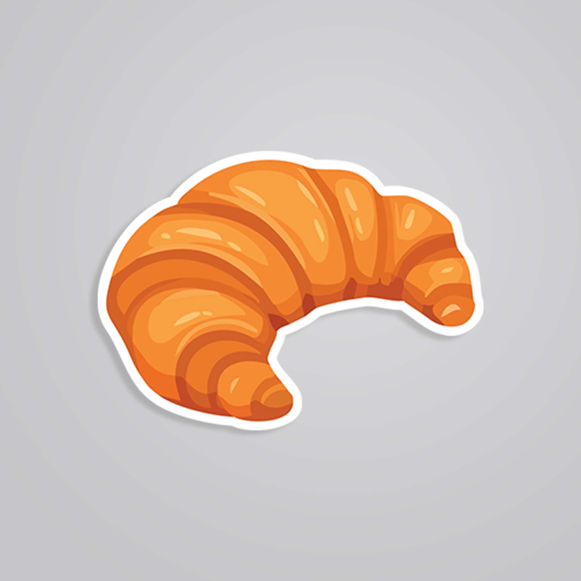 Croissant Casual Stickers