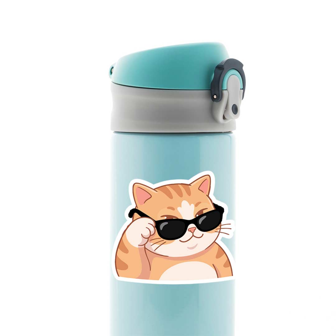 Cool Cat Casual Stickers