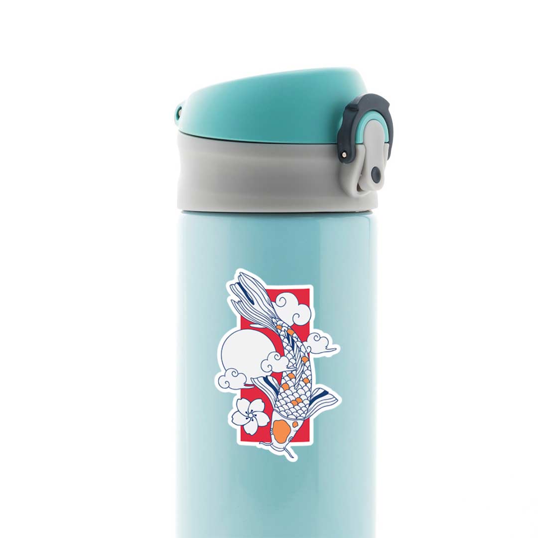 Waterway Koi Casual Stickers