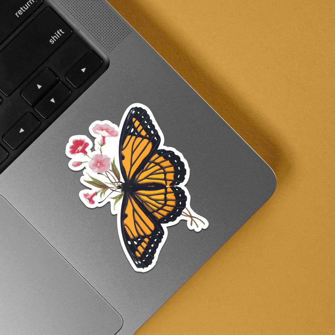 Monarch Majesty Butterfly Casual Stickers