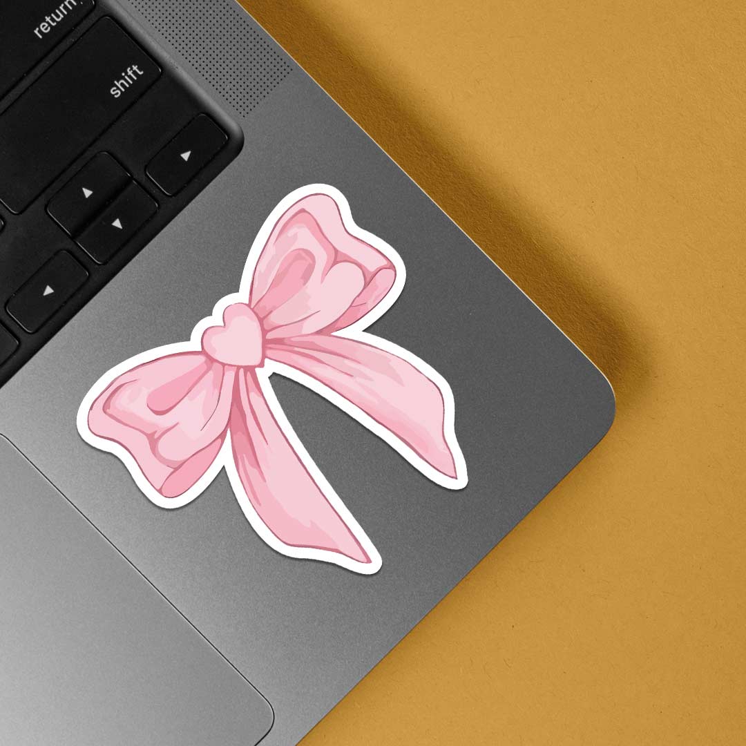 Blushing Bow Casual Stickers