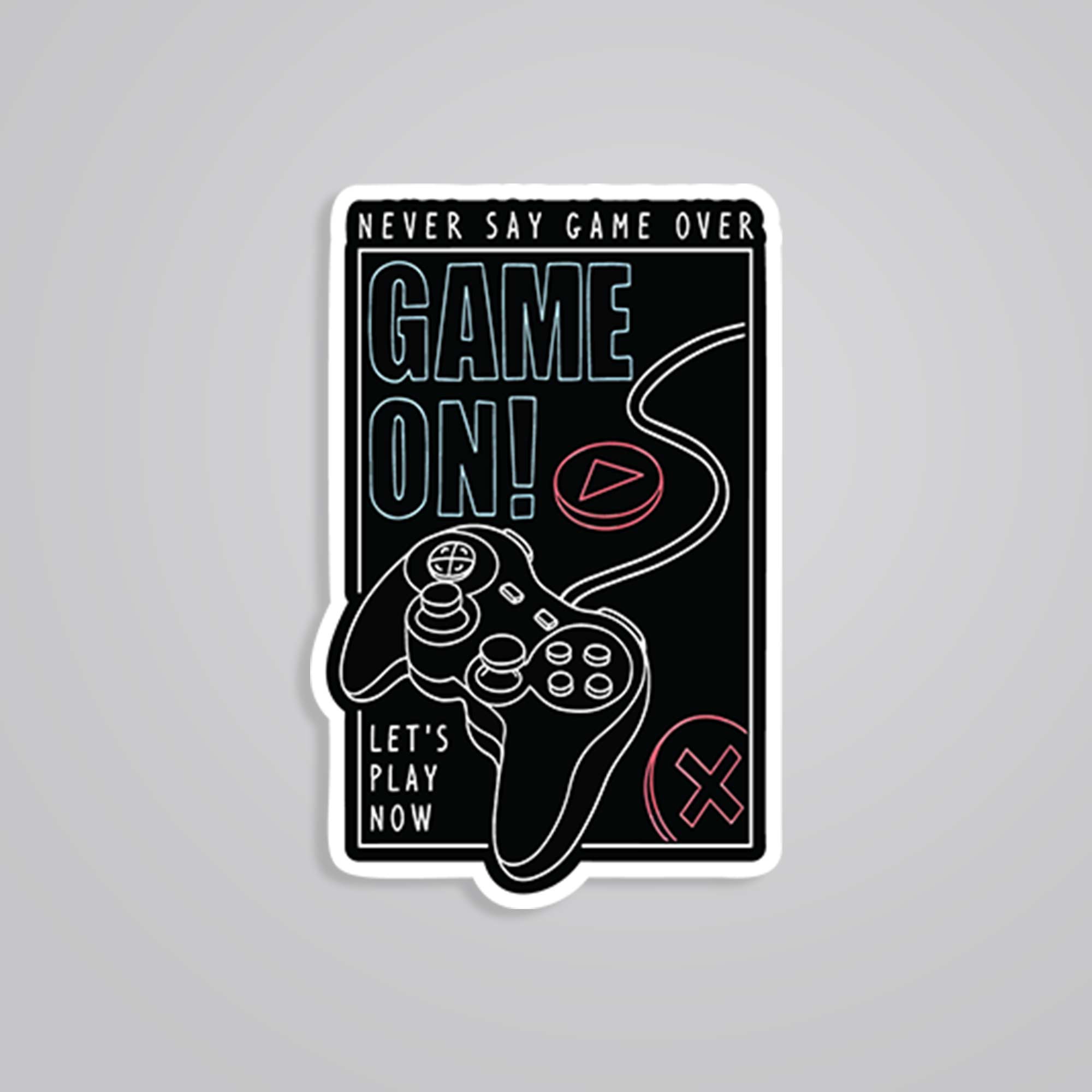 Fomo Store Stickers Gaming Never say game over