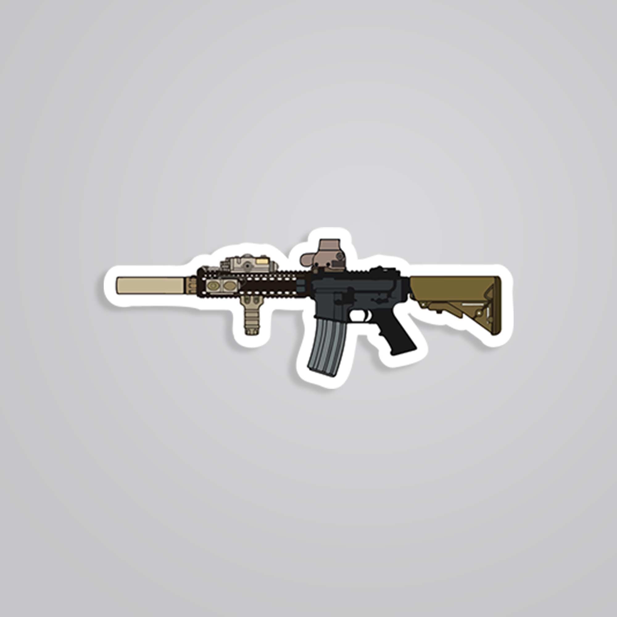 Fomo Store Stickers Gaming Tactical Loadout M4