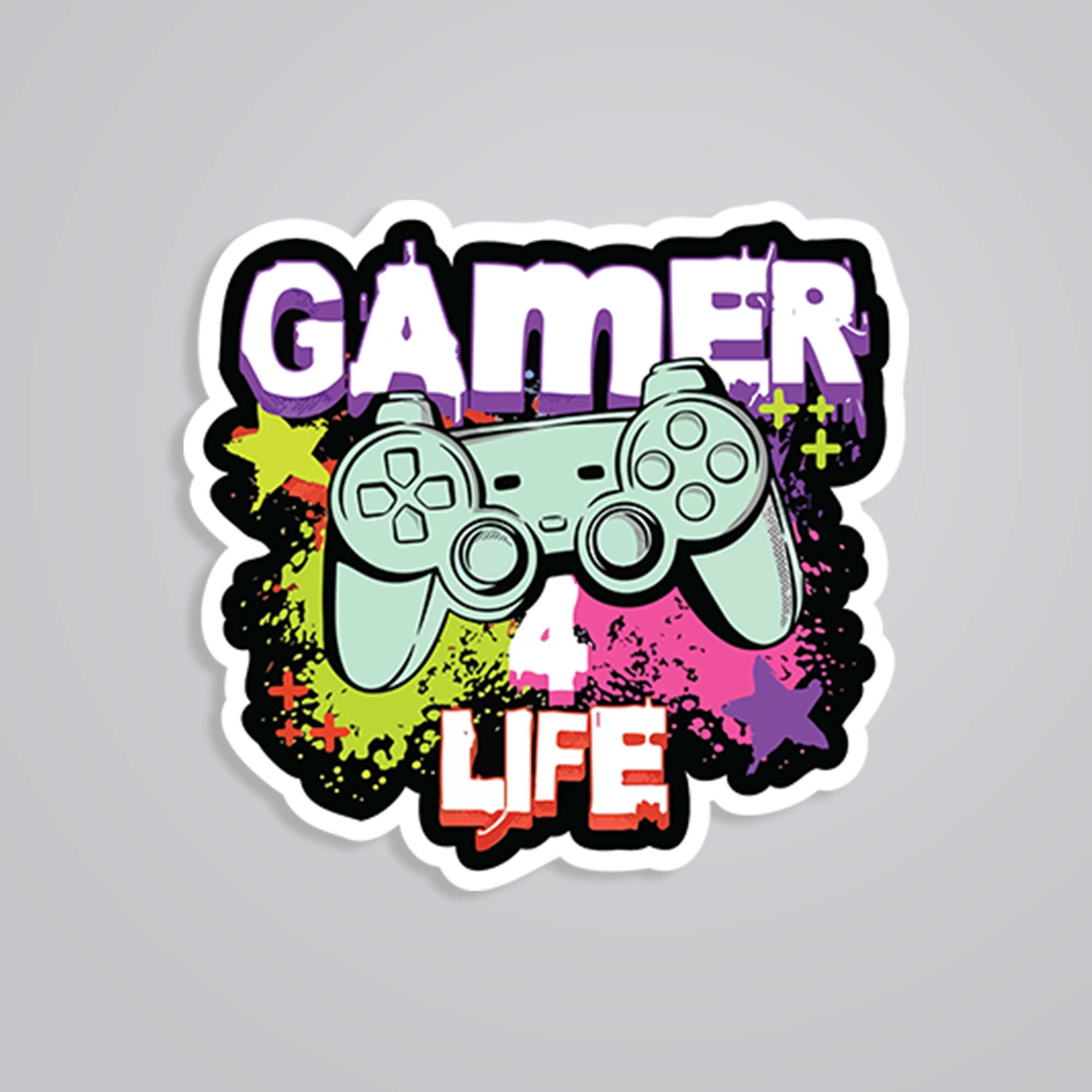 Fomo Store Stickers Gaming Gamer 4 life