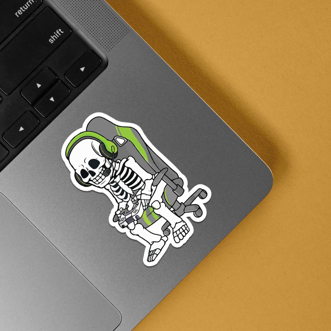 Dead Serious Gamer Gaming Stickers