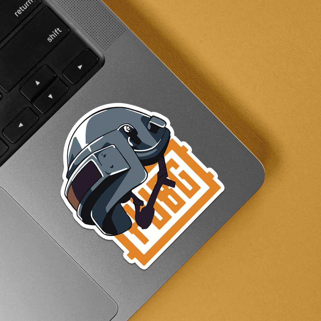 PUBG helmet Gaming Stickers