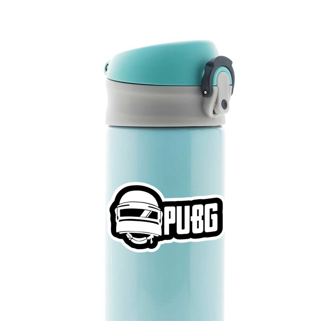 Monochrome PUBG Gaming Stickers
